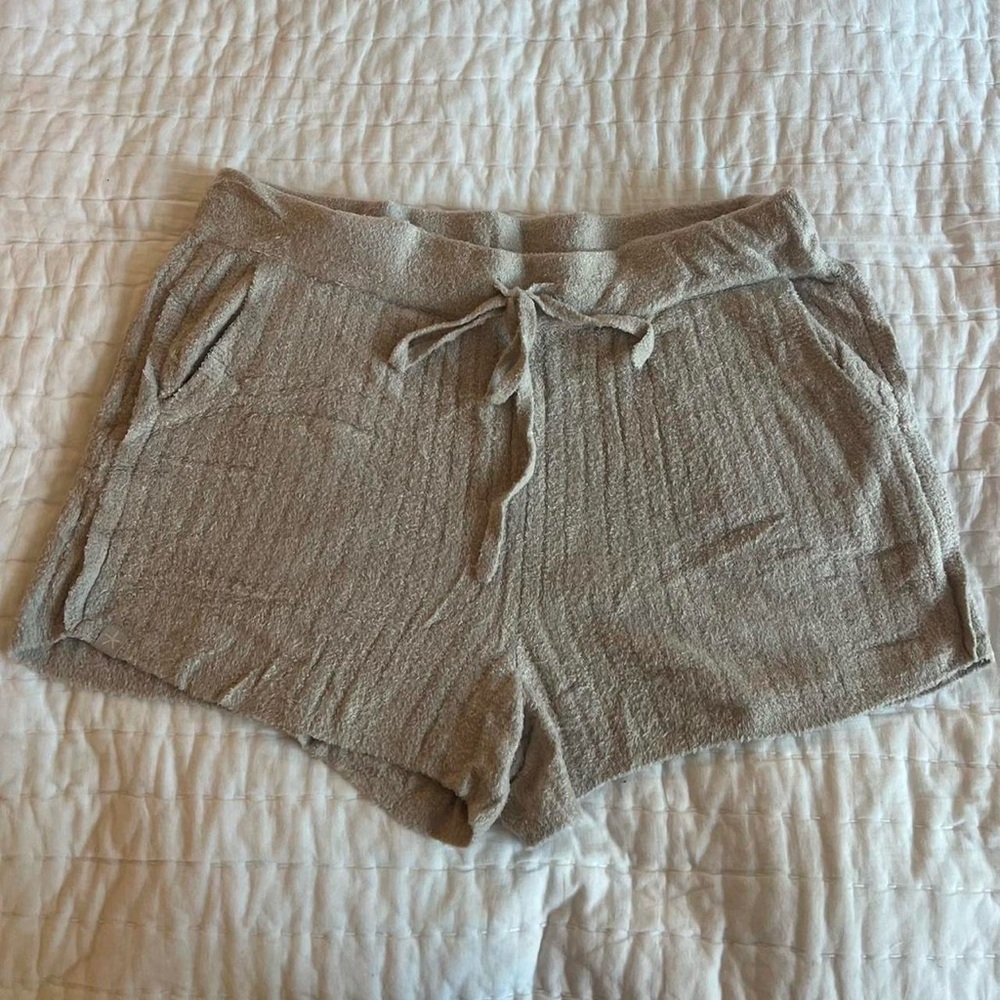 Barefoot Dreams Cozy Women's Gray Shorts